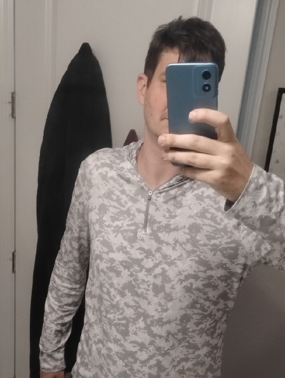 Kyodan Golf Gray Camo Quarter-Zip Top